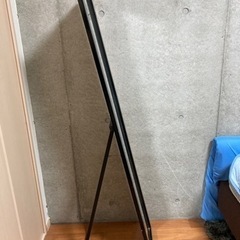 スタンドミラー 姿見 鏡 黒の画像