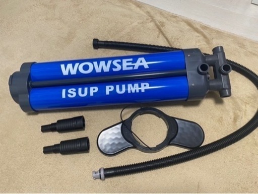 WOWSEA Trophy T1 SUPとLANDMANの電動エアポンプ