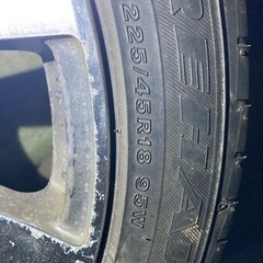 取引中　4本セット　車のパーツ タイヤ、ホイールの画像