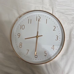 IKEA ピンクゴールド 家具 時計 掛け時計の画像