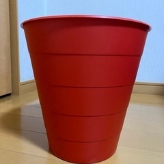IKEA ゴミ箱 赤