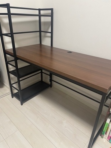 PCデスク・棚付き(120cm)