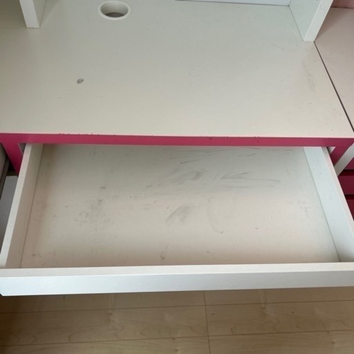 IKEA 机＋引き出し　勉強机