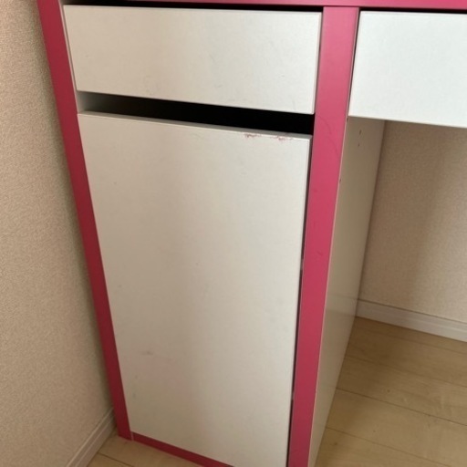 IKEA 机＋引き出し　勉強机
