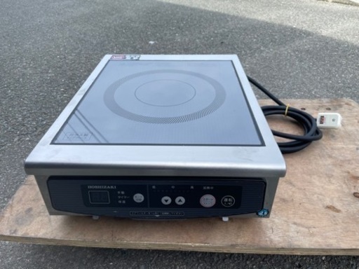 ☆２中古品 ホシザキ業務用電磁調理器 HIH-2CE 2021年 単相200V IHコンロ IH調理器 動作問題なし☆