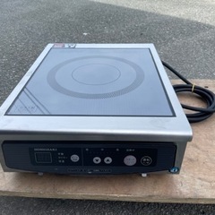 ☆２中古品 ホシザキ業務用電磁調理器 HIH-2CE 2021年 単相200V IHコンロ IH調理器 動作問題なし☆