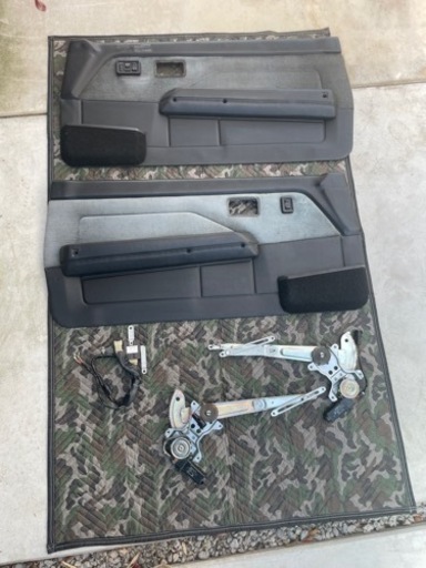 AE86 GT-APEX パワーウィンドウ内張セット　スイッチ