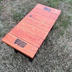 廃材　DIY   ベンチテーブルの画像