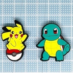 ⭐️ジビッツ⭐️サンダル アクセサリー ポケモン ピカチュウ ゼニガメ