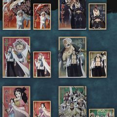 【６枚セット】一番くじ「ワンピース 絶対的正義」 クリアファイル＆ステッカー の画像