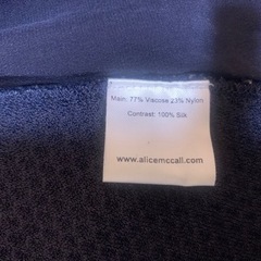 美品☆ alice McCALL☆ネイビースカート☆38サイズの画像