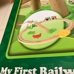 木製の電車　BRIO 33727 知育玩具の画像