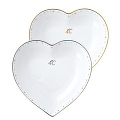 新品未使用　4℃ ペア　ハート型　プレート　定価3300円　生活雑貨 食器 の画像