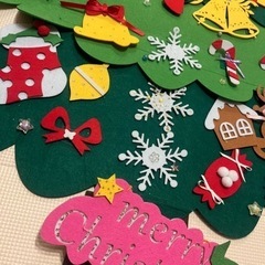 壁掛けクリスマスツリー の画像