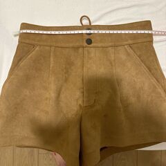 （値下げ）SLY スライ　スエード　2 WAY ショットパンツの画像