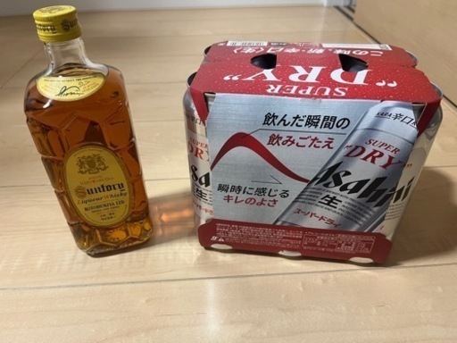 お酒　ウイスキー　復刻角瓶