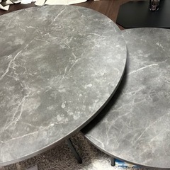 【美品】丸テーブル　※LOWYA