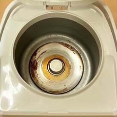 象印／NS-NE05／3合炊き炊飯器／ホワイトグレーの画像