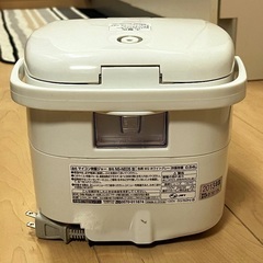 象印／NS-NE05／3合炊き炊飯器／ホワイトグレーの画像