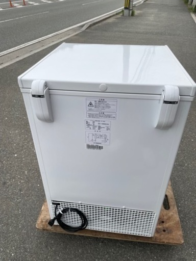 ■中古品 エクセレンス電気冷凍庫 冷凍ストッカー KF-100NF 2020年 100Ｌ 554ｘ554ｘ845ｍｍ 動作問題なし■ □中古品 エクセレンス電気冷凍庫 冷凍ストッカー KF-100NF 2020年