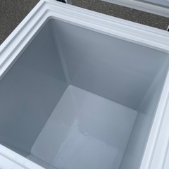 ■中古品 エクセレンス電気冷凍庫 冷凍ストッカー KF-100NF 2020年 100Ｌ 554ｘ554ｘ845ｍｍ 動作問題なし■の画像