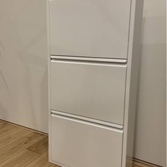 DOTTUS 3段　シューズラック　収納BOX　ボックス　靴箱　...