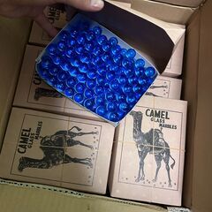 ビー玉　ライトコバルト直径17ｍｍ（中Ｂ） 5,000個入（20...