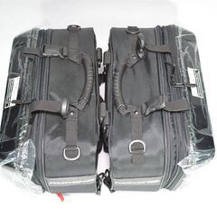 コミネ(KOMINE) バイク用 ハードシェルツーリングサドルバッグ ブラック 42~46L SA-234の画像
