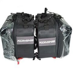 コミネ(KOMINE) バイク用 ハードシェルツーリングサドルバッグ ブラック 42~46L SA-234の画像
