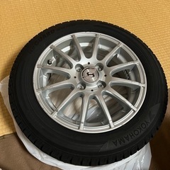 【受渡の方決定】スタッドレスタイヤホイール４本セット165/65R14の画像