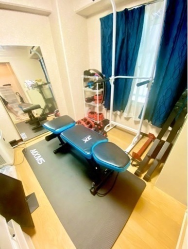 筋トレ8品セット  ベンチ 懸垂 バーベル ダンベル