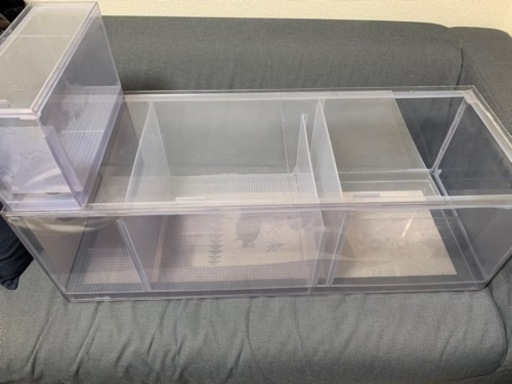 オーバーフロー水槽　90センチアクリル濾過槽
