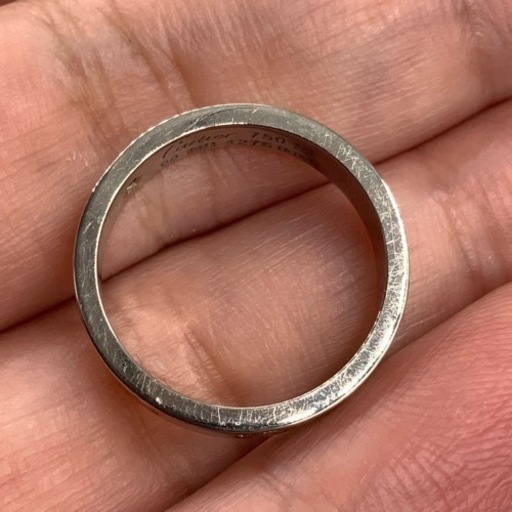 売り切れました。カルティエ　ラブリング　1P ダイヤモンド　4.9g 約10.5号　750WG