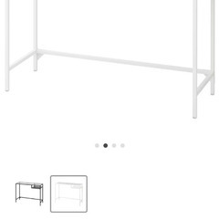 IKEAデスクと椅子セットの画像