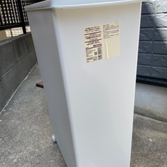 [美品] 無印良品　ふたが選べるゴミ箱(ふたなし)の画像