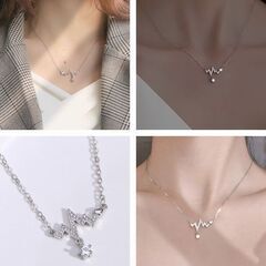 ハートビートシルバーネックレス（新品）の画像