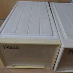 家具 収納家具 　Fits フィッツ　衣装ケース　2個の画像