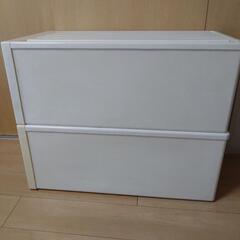 家具 収納家具 　Fits フィッツ　衣装ケース　2個の画像