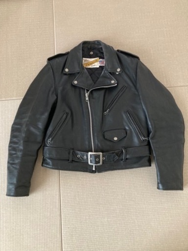 Schott ライダースジャケット　ブラック　40