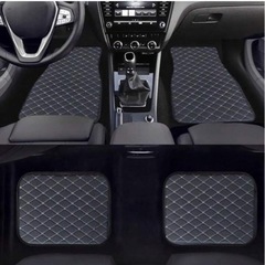  車用 フロアマット  ブラック ダイヤモンドデザインの画像