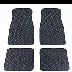  車用 フロアマット  ブラック ダイヤモンドデザインの画像