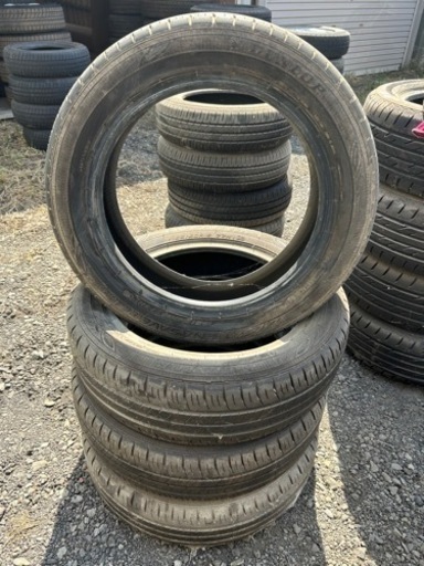 DUNLOP ENASAVE EC300+ 夏タイヤ 165/60 R15 14年製 4本