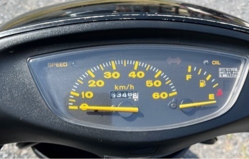 779. 動画あり　ホンダ　ライブディオZX  規制前　原付　バイク　50cc   車体