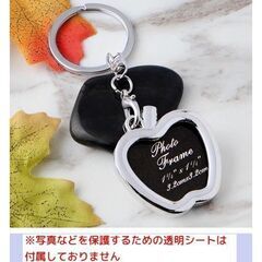 アップル型キーホルダー（新品）の画像