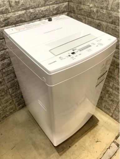 全国送料無料★3か月保障付き★洗濯機★2019年★東芝★AW-45M7★S-653