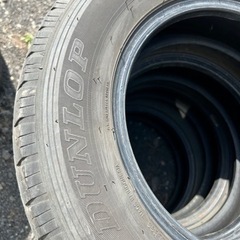DUNLOP ENASAVE VAN01 夏タイヤ 165 R14 6P.R.LT 19年製 4本 バンタイヤの画像