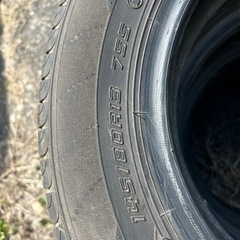 DUNLOP ENASAVE EC204 夏タイヤ 145/80 R13 17年製 4本の画像