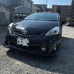 プリウスα 5人乗り キャリア付き 車検6年8月まで