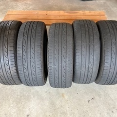 5本セット205/50/17インチタイヤの画像