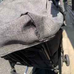 双子ベビーカーキンダーワゴン DUOシティHOP グレーデニムの画像